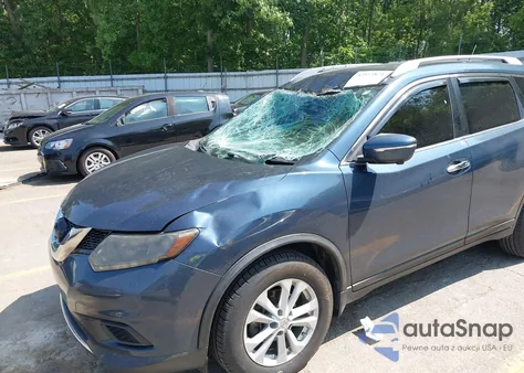 2015 Nissan Rogue Sv из США, поврежденный, VIN KNMAT2MV0FP528568